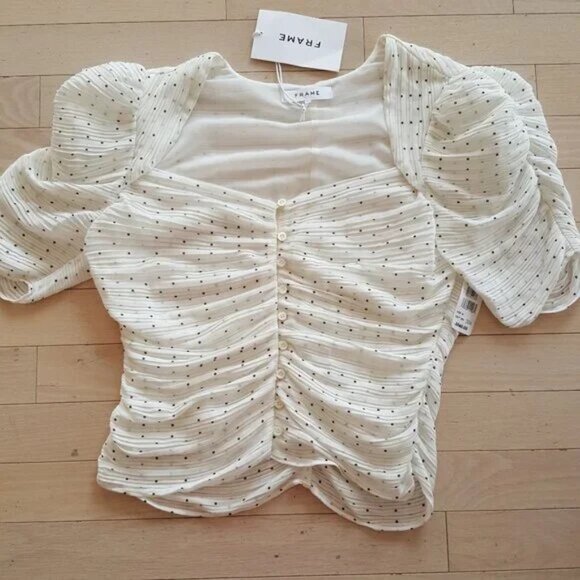 FRAME ! Off White top ( M ) - Picture 12 of 12